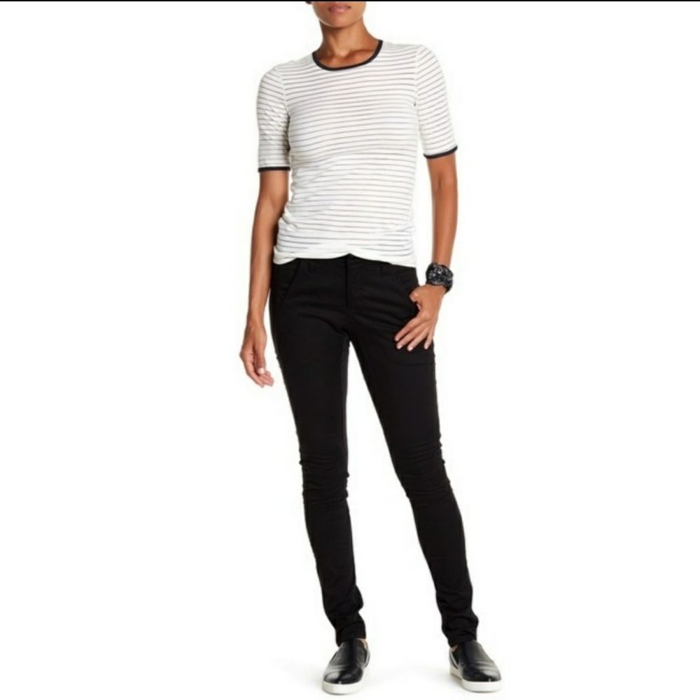 Calvin Rucker walking on the sun thick knit pants Sz 32 NWT Black